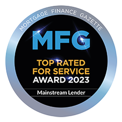 MFG Top Rated For Service Award 2023 - Mainstream Lender